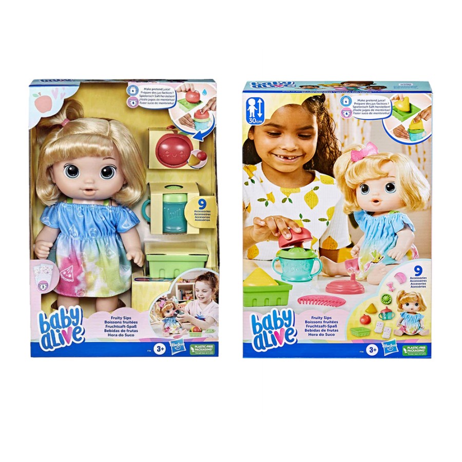 Jual Baby Alive Fruity Sips Doll Blonde And Brown Hair Shopee Indonesia