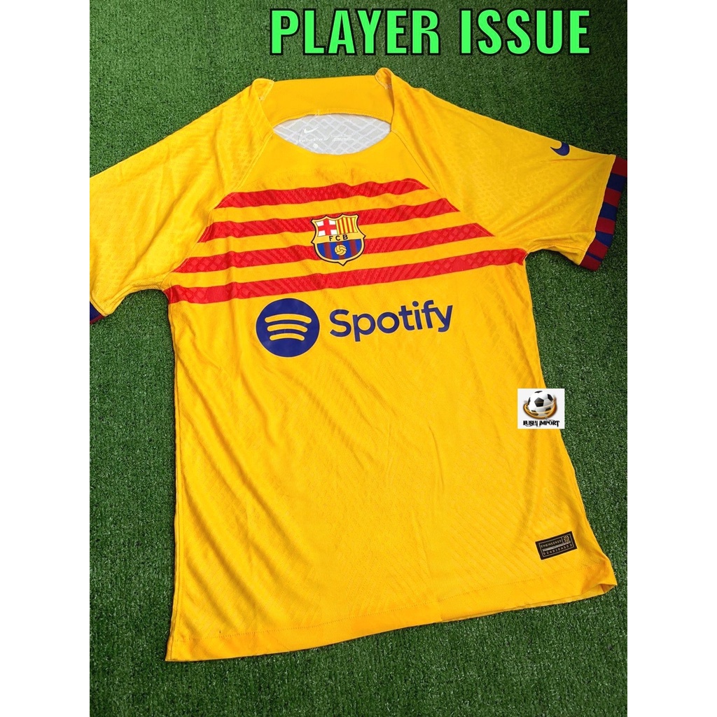 Jual Player Issue Jersey Baju Bola Barca 4th Fourth 2022 2023 Drifit