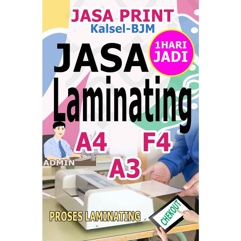 Jual Jasa Laminating A4 F4 A3 Shopee Indonesia