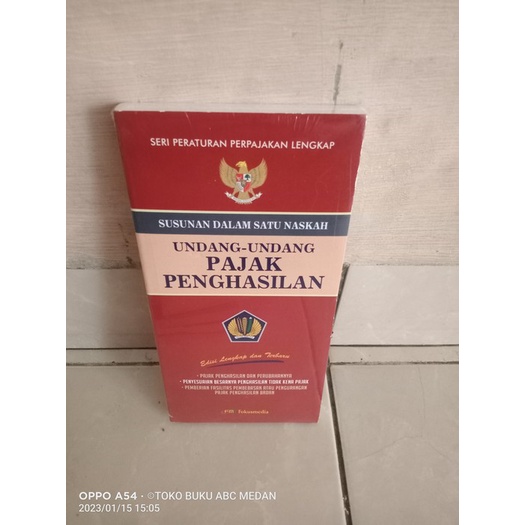 Jual Buku Susunan Dalam Satu Naskah Undang Undang Pajak Penghasilan