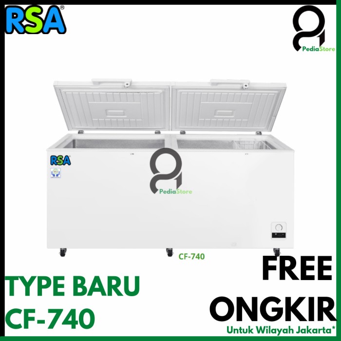 Jual Rsa Chest Freezer Cf Freezer Box Cf Liter Shopee