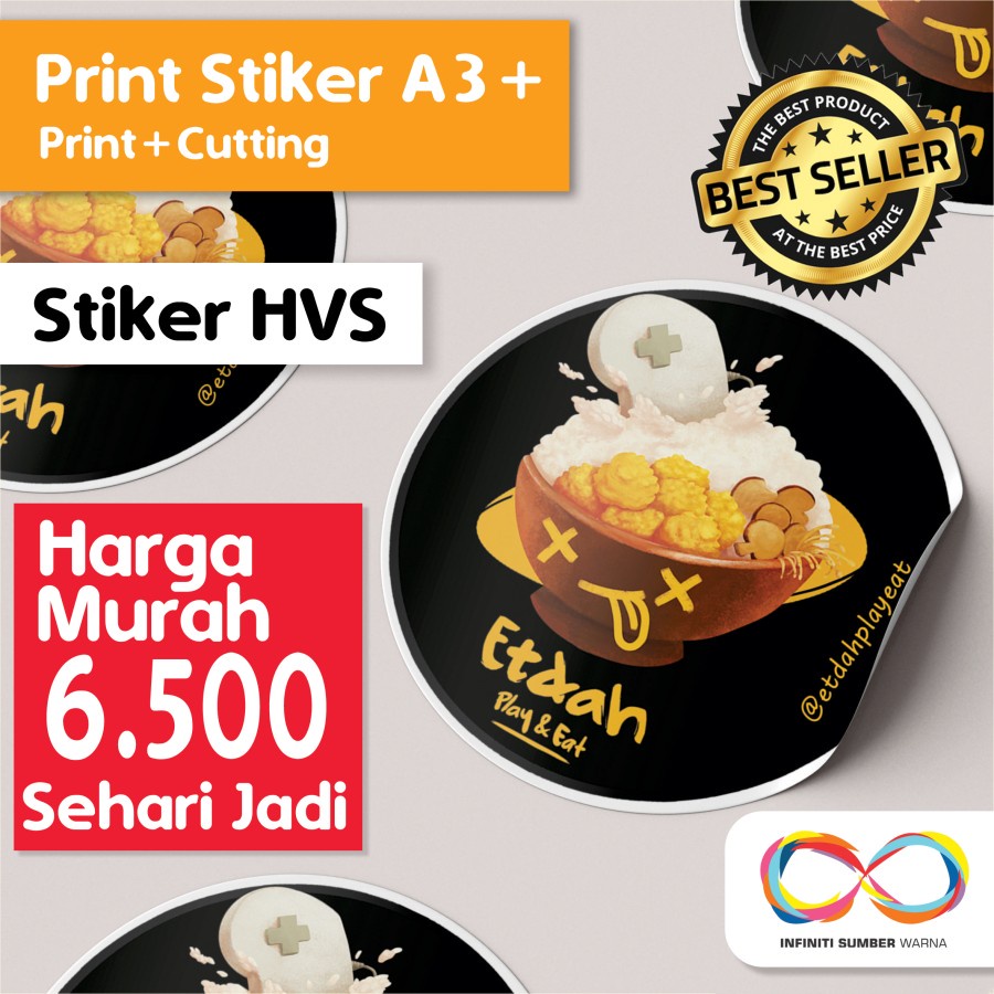 Jual Cetak Stiker Sticker HVS A3 Print Cutting Shopee Indonesia