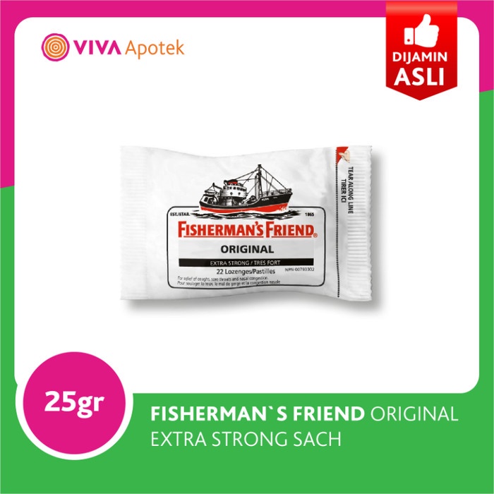 Jual Fisherman S Friend Original Extra Strong 1 Sachet Shopee Indonesia