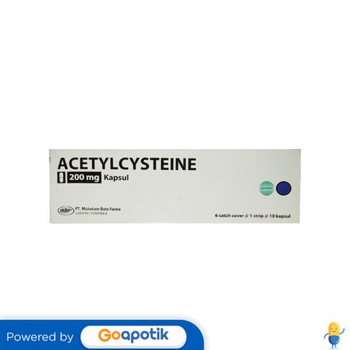 Jual Acetylcysteine Mahakam Mg Box Kapsul Shopee Indonesia