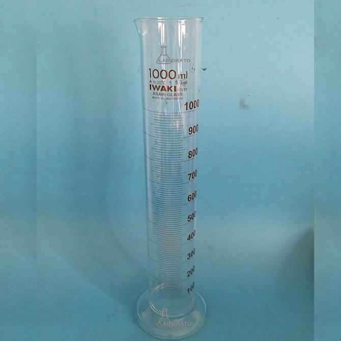 Jual Gelas Ukur 1000Ml Iwaki Pyrex Measuring Cylinder 1 Liter 1L 1000