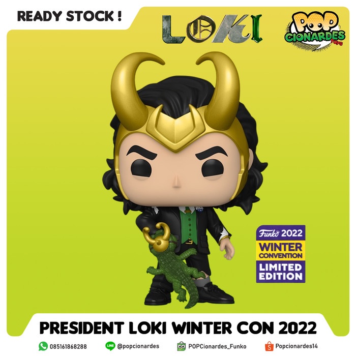 Jual Funko Pop Marvel Loki President Loki Winter Con Limited