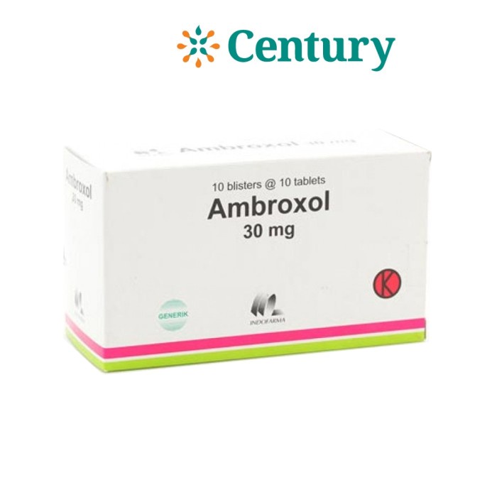 Jual Ambroxol Mg Strip Isi Tablet Pro Batuk Berdahak