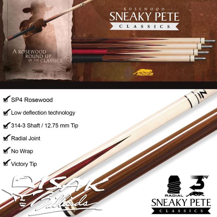 Jual Predator Sp4 Classic Nw Rosewood Cue Radial Sneaky Pete Stick