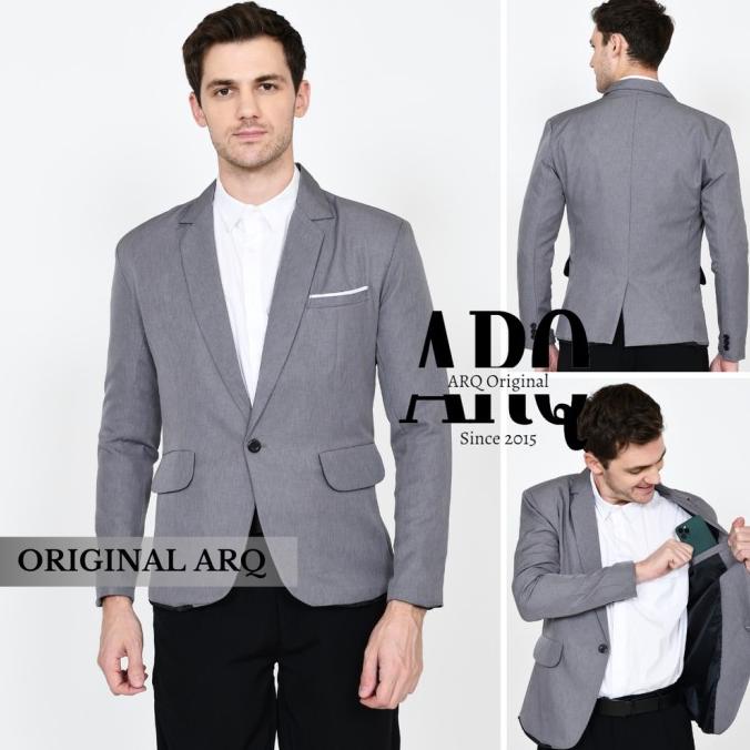 Jual Jas Pria Rk Terlaris Jas Blazer Pria Slimfit Formal Casual