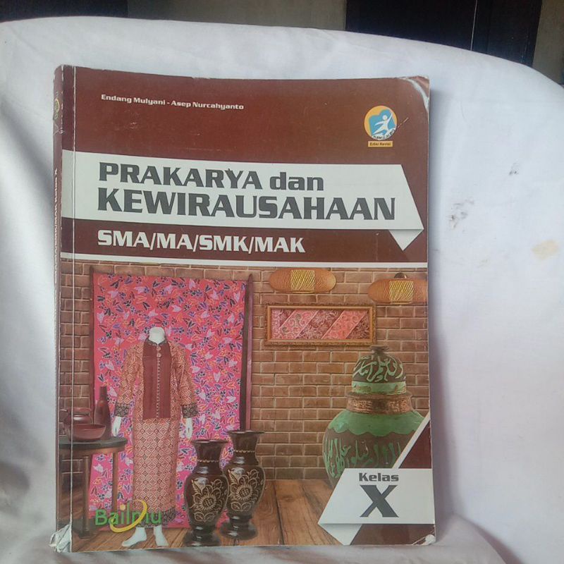 Jual Buku Prakarya Dan Kewirausahaan Untuk Sma Kelas Shopee Indonesia