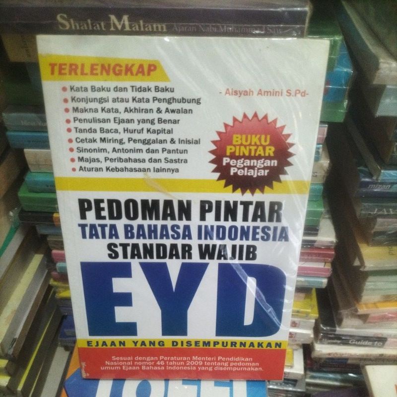 Jual Buku Pedoman Pintar Tata Bahasa Indonesia Standar Wajib Eyd