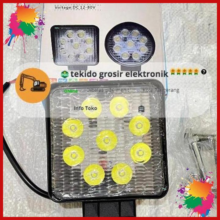 Jual Lampu Sorot Led Titik Import Lampu Kerja Led Mata Tek