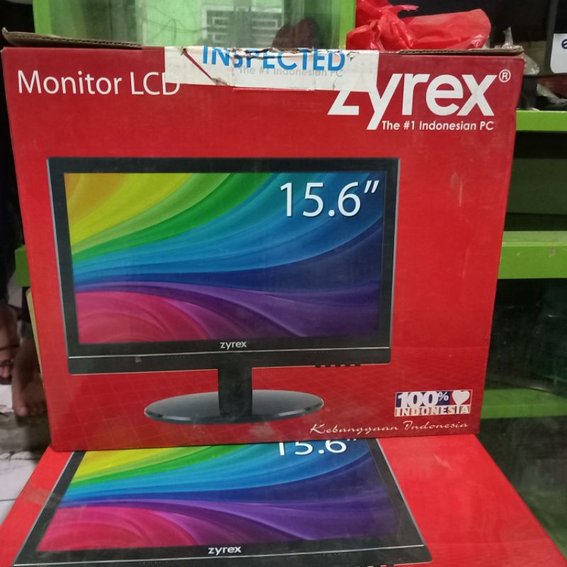 Jual Led Monitor Pc Komputer Cctv Inch Wide Baru Merek Zyrex Garansi