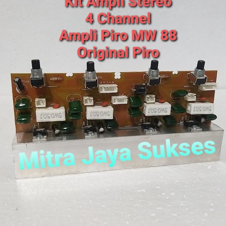 Jual Kit Ampli Stereo Channel Original Piro Ampli Piro Mw Shopee