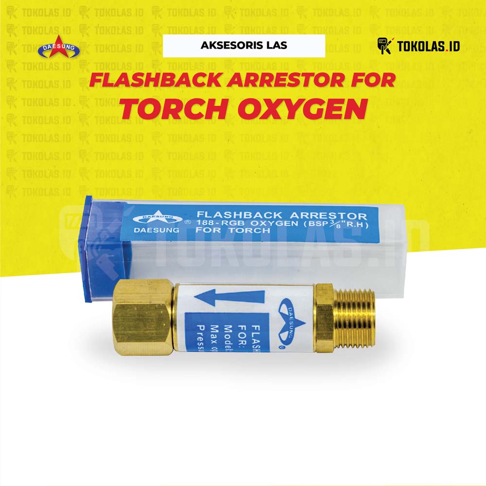 Jual Daesung Flashback Arrestor Pengaman Torch Oxygen Oxy Flash Back