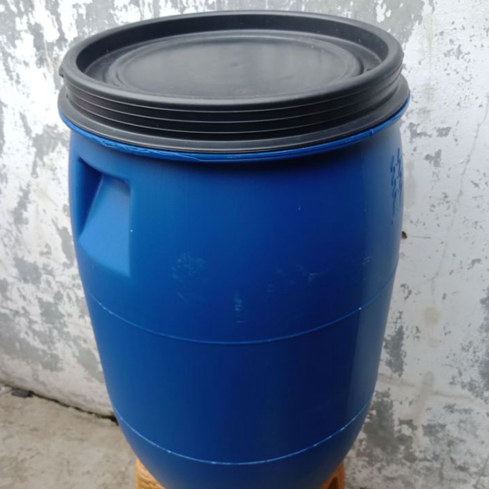 Jual FLASH SALE Tong Sampah Drum Plastik Biru Ukuran 60liter MURAH Gas