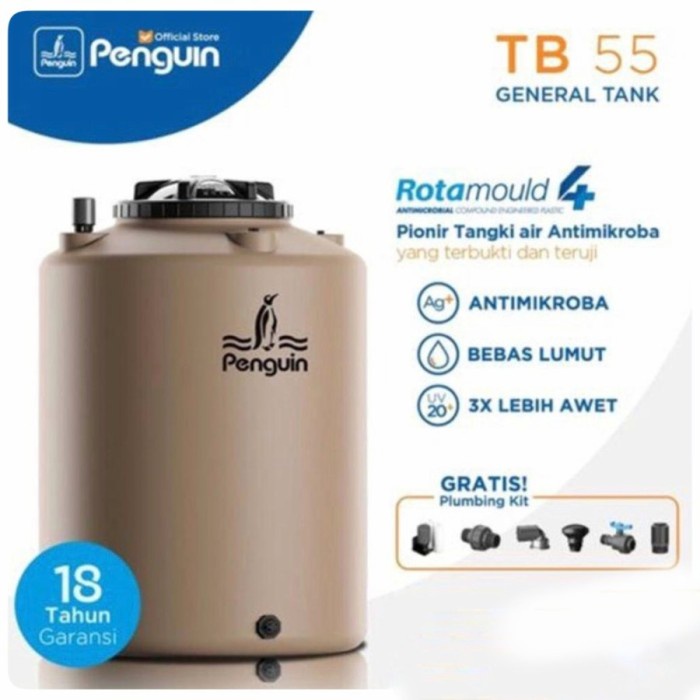 Jual Tangki Tandon Torrent Air Water Tank Penguin TB 55 TB55 520 L