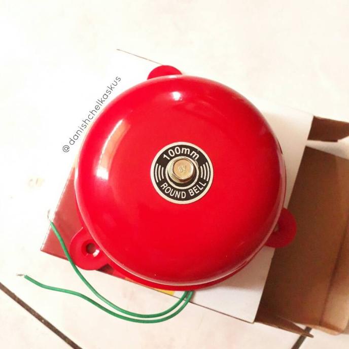 Jual ROUND BELL BEL KRING LISTRIK PABRIK SEKOLAH KANTOR FIRE ALARM AC