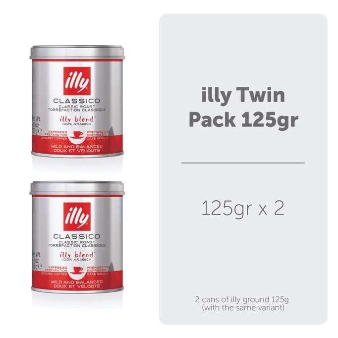 Jual Twin Pack Illy Ground G Pcs Shopee Indonesia