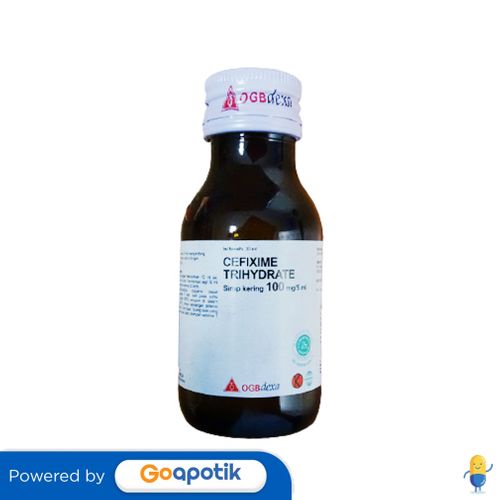 Jual CEFIXIME TRIHYDRATE OGB DEXA MEDICA 100 MG 5 ML DRY SYRUP 30 ML