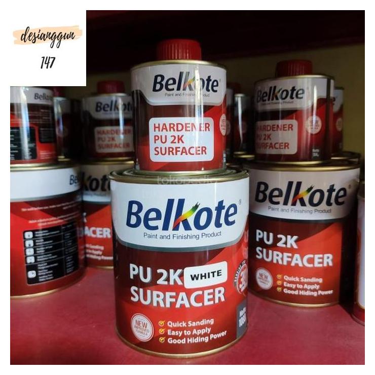 Jual EPOXY BELKOTE PU 2K FILLER SURFACER 1KG Desianggun147 Shopee