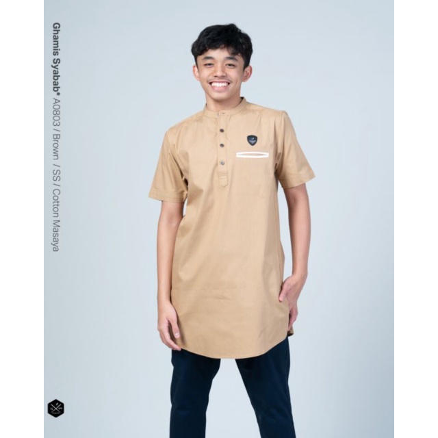 Jual SAMASE GHAMIS SYABAB BAJU KOKO REMAJA A080 Shopee Indonesia