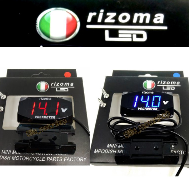 Jual Voltmeter Aki Digital Voltmeter Pengukur Aki Digital Rizoma