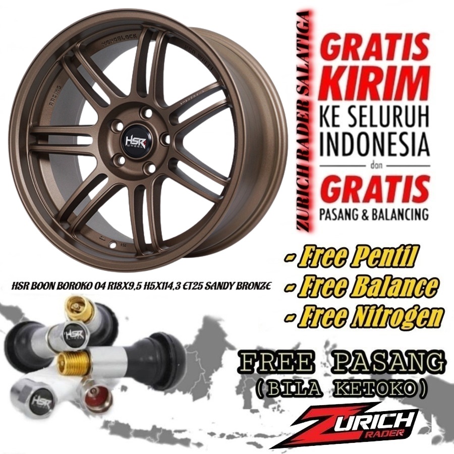 Jual Velg Mobil Innova Ring Hsr Boon R Bronze Pelek Terios Rush