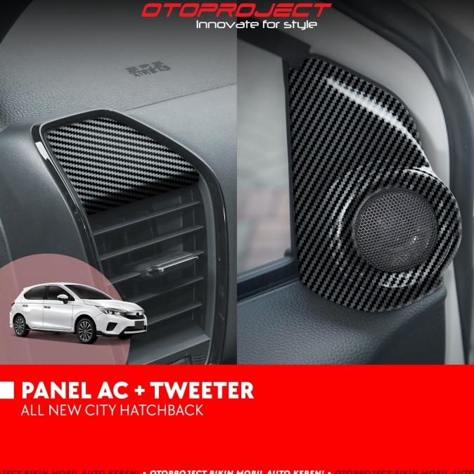 Jual Panel Ac Tweeter Carbon Otoproject City Hatchback Shopee Indonesia