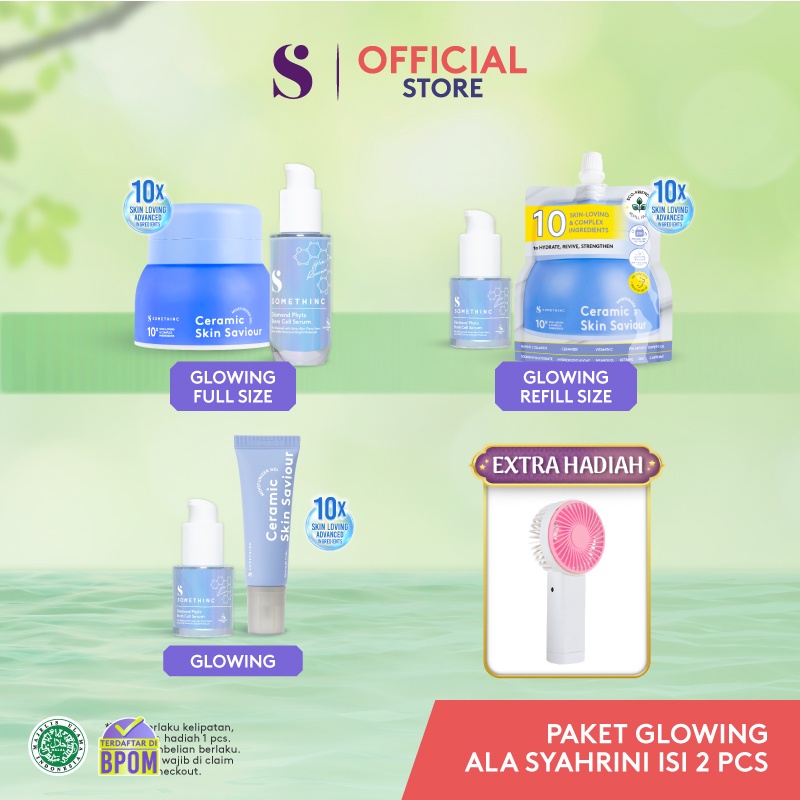 Jual Somethinc Pcs Paket Glowing Ala Syahrini Ceramic Skin