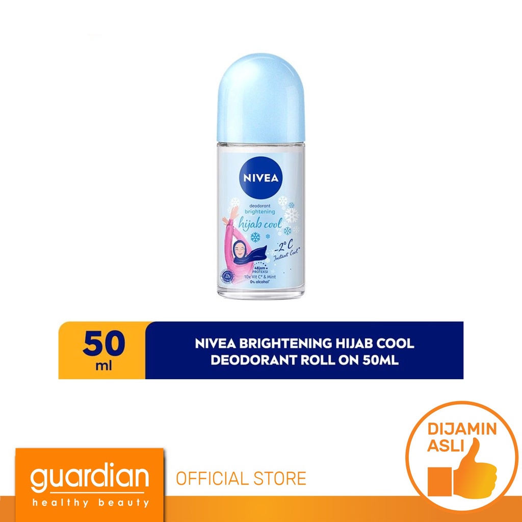 Jual Nivea Deodorant Roll On Brightening Hijab Cool 50Ml Shopee Indonesia