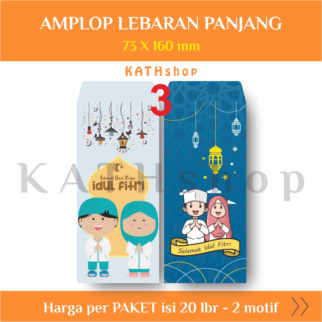 Jual Promo Kathshop Lbr Motif Amplop Thr Lebaran Idul Fitri