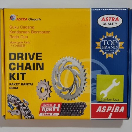 Jual Rantai Roda Kit Drive Chain Kit Verza 150 Shopee Indonesia