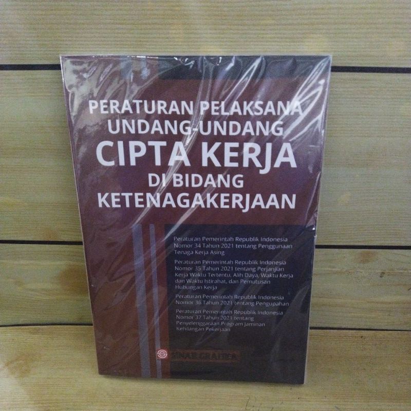 Jual Buku Peraturan Pelaksanaan Undang Undang Cipta Kerja Di Bidang