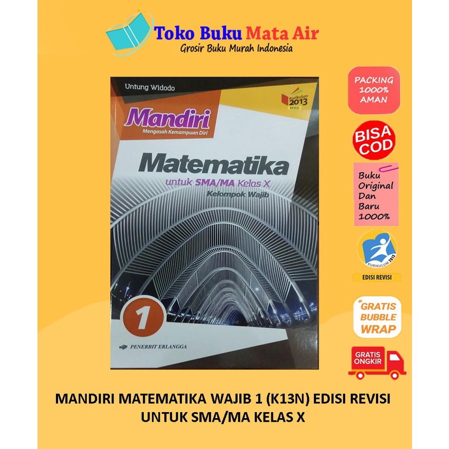 Jual BEST SELLER ORIGINAL MANDIRI MATEMATIKA WAJIB SMA MA KELAS 10 11