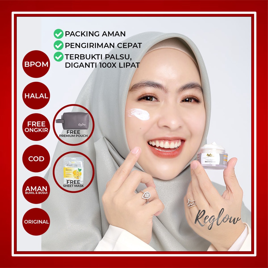 Jual Reglow Dr Shindy Skincare Whitening Night Cream Krim Malam