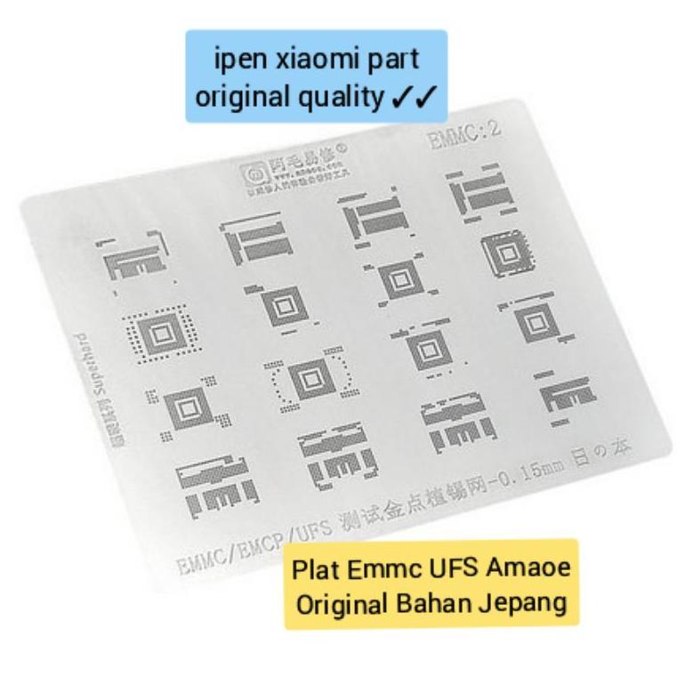 Jual Produk Tebaik Plat UFS V2 Emmc Amaoe Original Bahan Jepang BGA