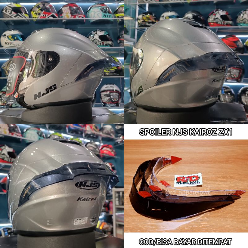 Jual Spoiler Helm Njs Kairoz Zx Zx R Model Grafis Shopee Indonesia