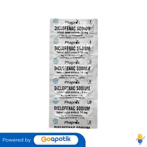 Jual Diclofenac Sodium Phapros Mg Strip Tablet Shopee Indonesia