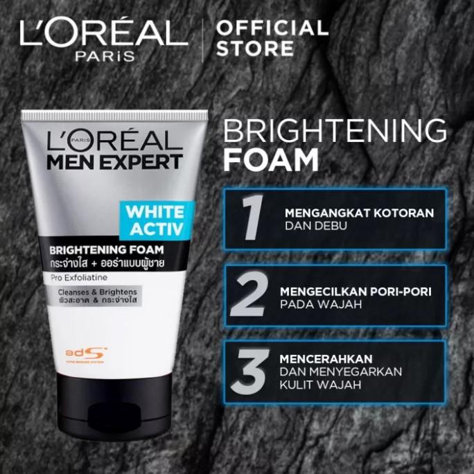 Jual Loreal L Oreal Men Expert White Active Brightening Foam 100ml Gon