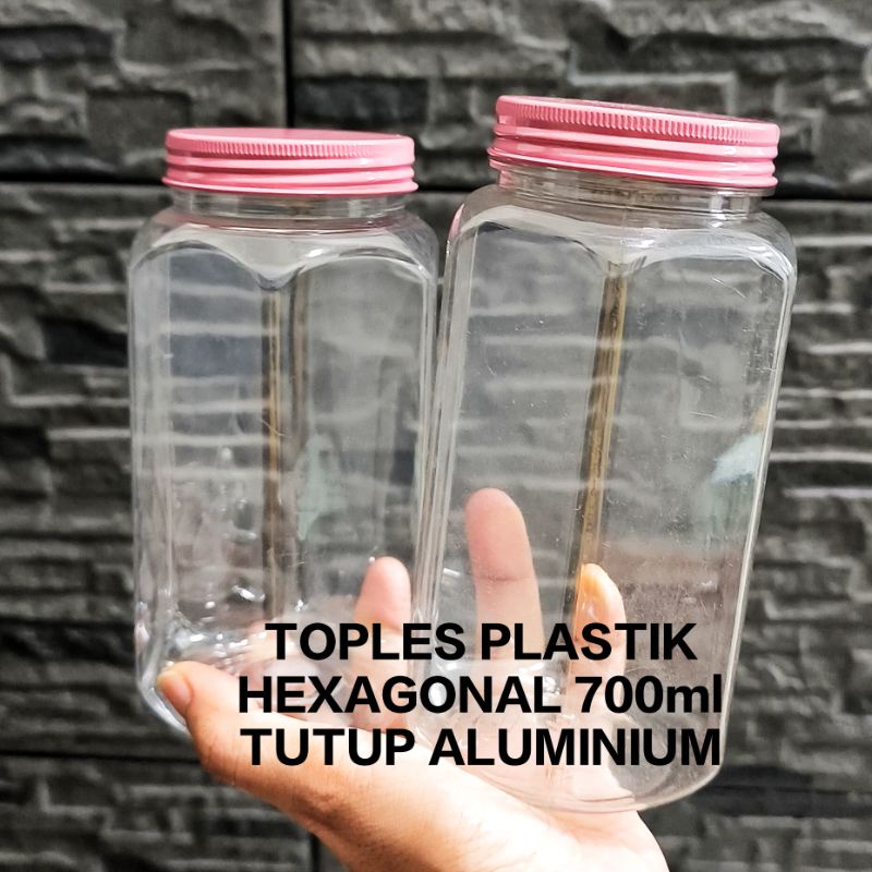 Jual Toples Plastik Hexagonal Ml Tutup Aluminium Shopee Indonesia