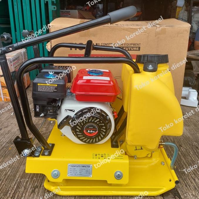 Jual Mesin Stemper Kodok TG C80T TIGON Tanki Air Plate Compactor