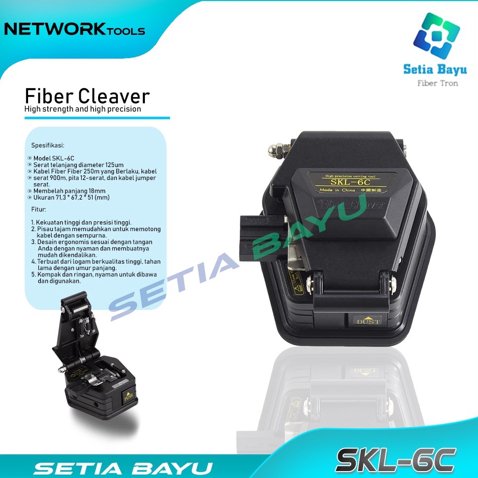 Jual Paling Popular Fiber Cleaver Skl C Fiber Optik Ftth Catv High