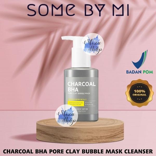 Jual Bpom Some By Mi Charcoal Bha Pore Clay Bubble Mask Cleanser