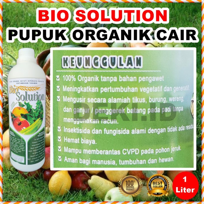 Jual Bio Solution L Pupuk Organik Cair Poc Asam Amino Tanaman