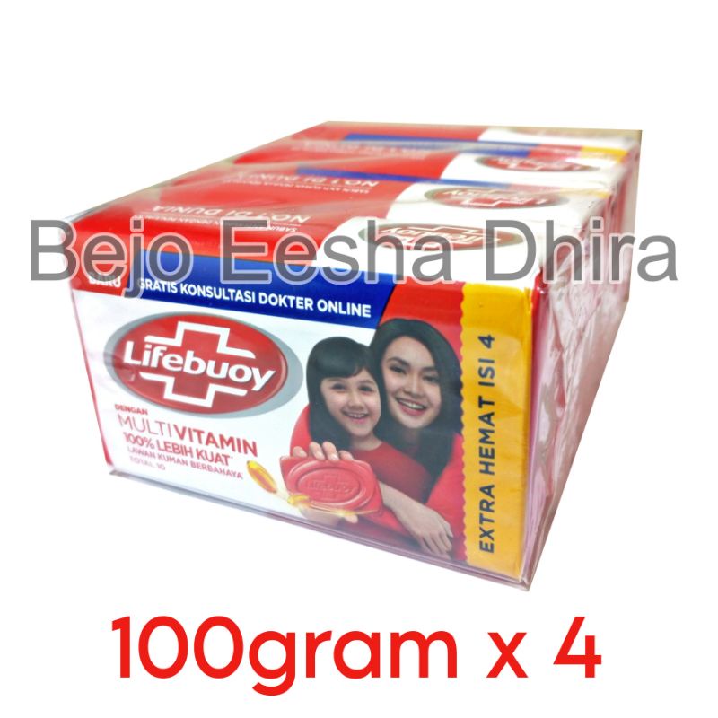 Jual Sabun Mandi Batang Lifebuoy Total Merah Paket X Gram Anti