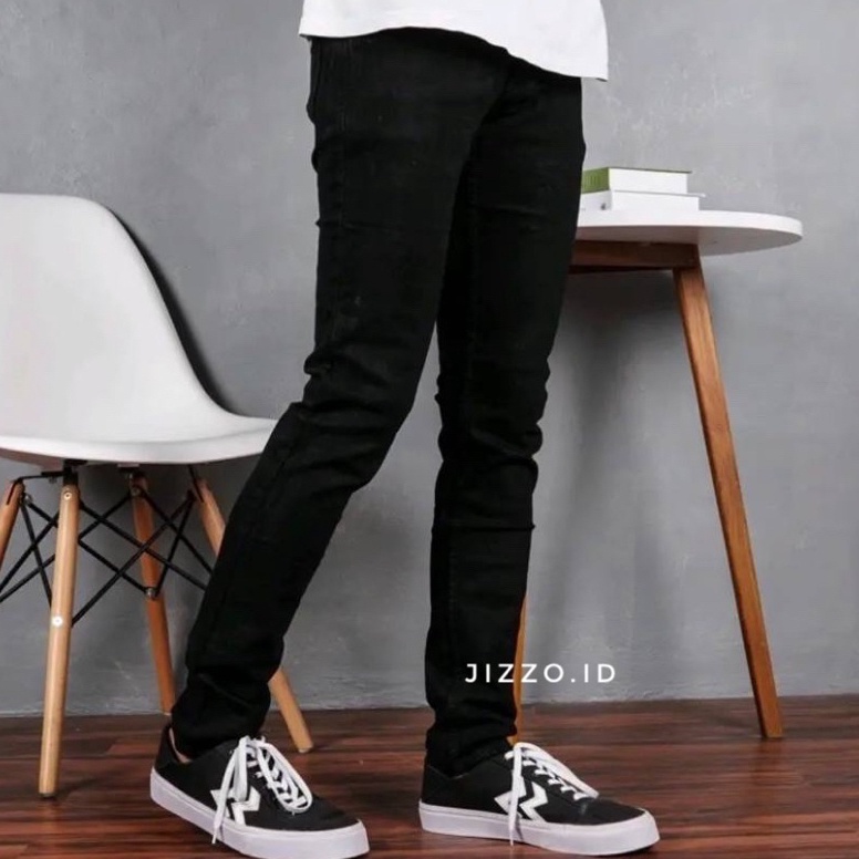 Jual Celana Jeans Pria Pensil Skinny Bahan Melar Slimfit Cowok Celana