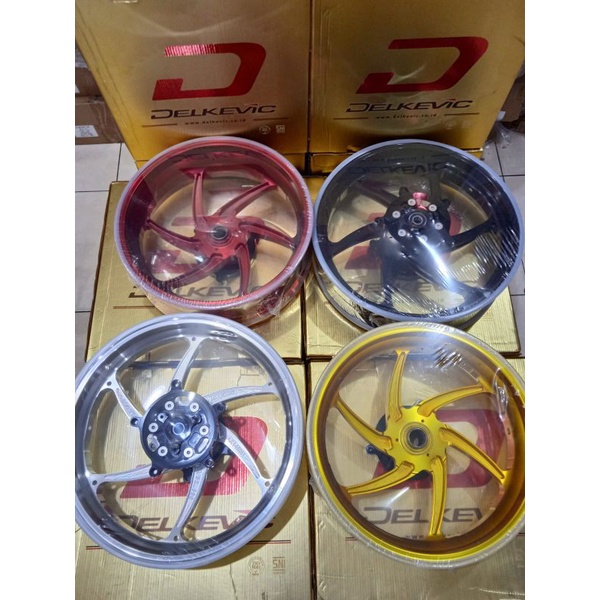 Jual VELG RECING DELKEVIC MODEL SIX STAR YAMAHA XMAX 250 UK 350X15 UK