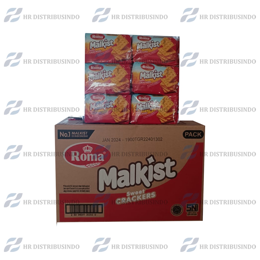 Jual BISKUIT ROMA MALKIST CRACKERS 105 Gram 1 KARTON DUS Shopee