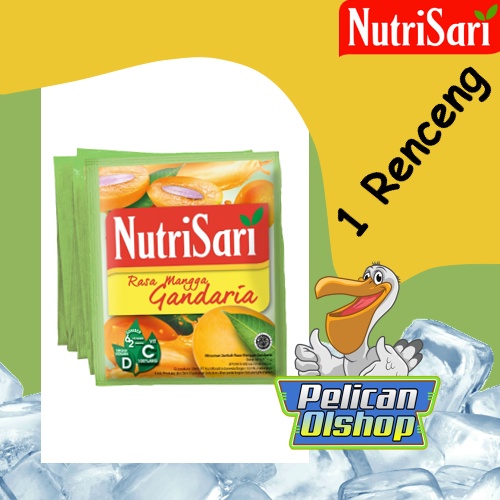 Jual Nutrisari Mangga Gandaria 1 Renceng 10 Sachet Shopee Indonesia